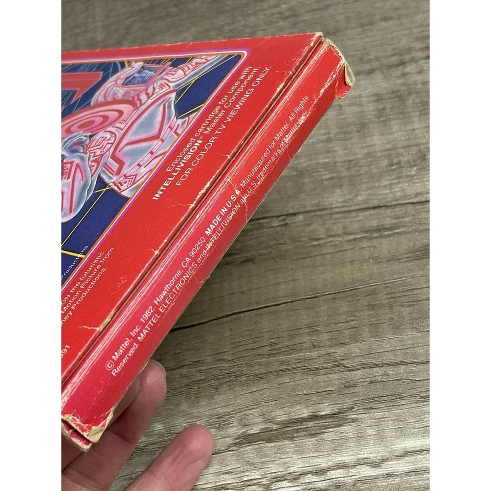 Tron Deadly Discs (Intellivision, 1982) Mattel Video Game, Vintage With Manual